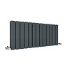 Urban Horizontal Radiator - Anthracite - Double Panel (400mm High x 988mm Wide)