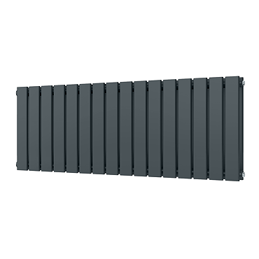 Urban Horizontal Radiator - Anthracite - Double Panel (500mm High x 1216mm Wide)