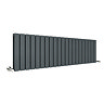 Urban Horizontal Radiator - Anthracite - Double Panel (500mm High x 1596mm Wide)