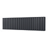Urban Horizontal Radiator - Anthracite - Double Panel (500mm High x 1748mm Wide)