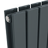Urban Horizontal Radiator - Anthracite - Double Panel (500mm High x 456mm Wide)