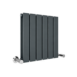 Urban Horizontal Radiator - Anthracite - Double Panel (500mm High x 456mm Wide)