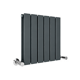 Urban Horizontal Radiator - Anthracite - Double Panel (500mm High x 456mm Wide)