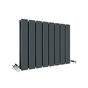 Urban Horizontal Radiator - Anthracite - Double Panel (500mm High x 608mm Wide)