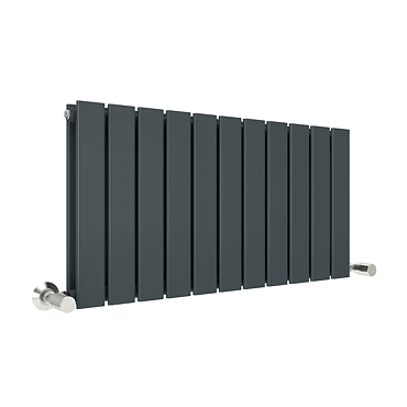 Urban Horizontal Radiator - Anthracite - Double Panel (500mm High x 836mm Wide)