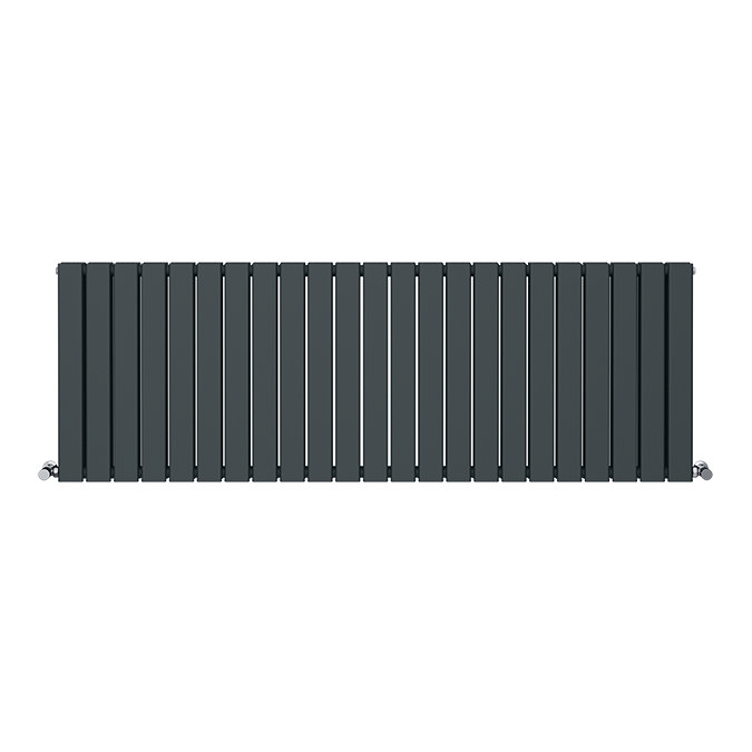 Urban Horizontal Radiator - Anthracite - Double Panel (600mm High) 1748mm Wide