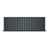 Urban Horizontal Radiator - Anthracite - Double Panel (600mm High) 1748mm Wide