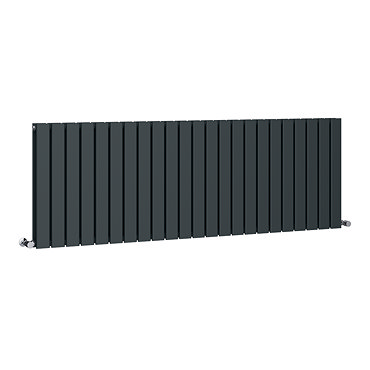 Urban Horizontal Radiator - Anthracite - Double Panel (600mm High) 1748mm Wide
