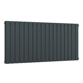 Urban Horizontal Radiator - Anthracite - Double Panel (600mm High) 1748mm Wide