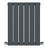 Urban Horizontal Radiator - Anthracite - Double Panel (600mm High) 456mm Wide