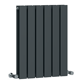 Urban Horizontal Radiator - Anthracite - Double Panel (600mm High) 456mm Wide
