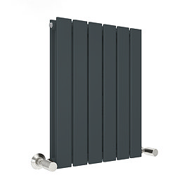Urban Horizontal Radiator - Anthracite - Double Panel (600mm High) 456mm Wide