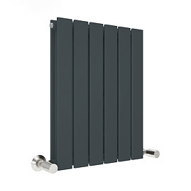 Urban Horizontal Radiator - Anthracite - Double Panel (600mm High) 456mm Wide