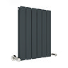 Urban Horizontal Radiator - Anthracite - Double Panel (600mm High) 456mm Wide