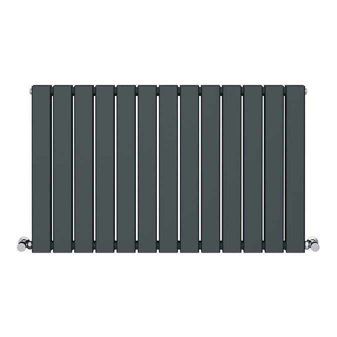 Urban Horizontal Radiator - Anthracite - Double Panel (600mm High) 988mm Wide