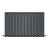 Urban Horizontal Radiator - Anthracite - Double Panel (600mm High) 988mm Wide