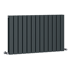 Urban Horizontal Radiator - Anthracite - Double Panel (600mm High) 988mm Wide