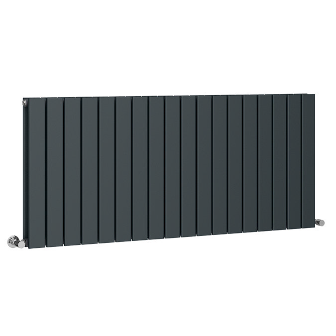 Urban Horizontal Radiator - Anthracite - Double Panel (600mm High) 1368mm Wide