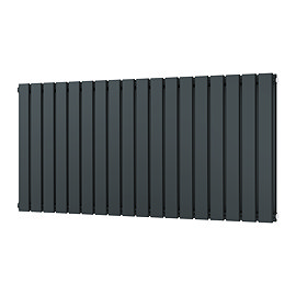 Urban Horizontal Radiator - Anthracite - Double Panel (600mm High) 1368mm Wide