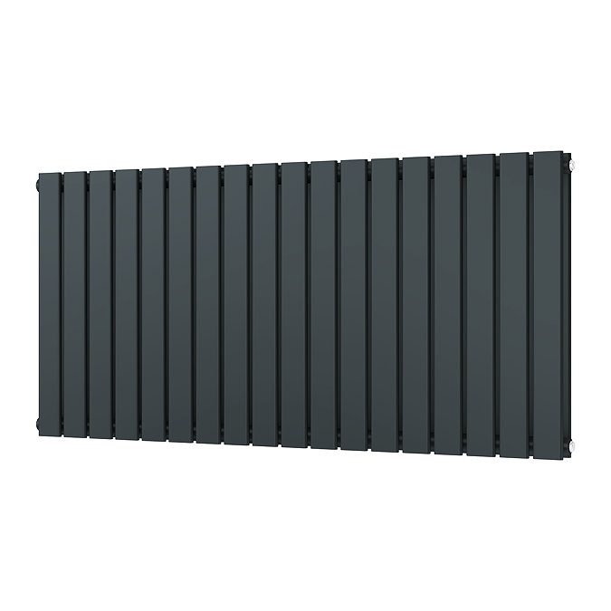 Urban Horizontal Radiator - Anthracite - Double Panel (600mm High) 1368mm Wide