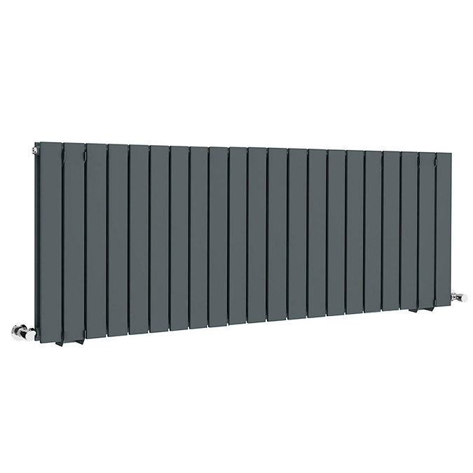 Urban Horizontal Radiator - Anthracite - Double Panel (600mm High) 1596mm Wide