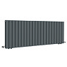 Urban Horizontal Radiator - Anthracite - Double Panel (600mm High) 1596mm Wide