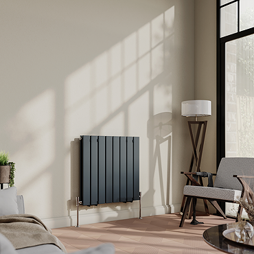 Urban Horizontal Radiator - Anthracite - Double Panel (600mm High)