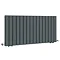 Urban Horizontal Radiator - Anthracite - Double Panel (600mm High) 1216mm Wide