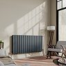 Urban Horizontal Radiator - Anthracite - Double Panel (600mm High) 1216mm Wide