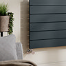 Urban Horizontal Radiator - Anthracite - Single Panel (1600mm Wide) 456mm High