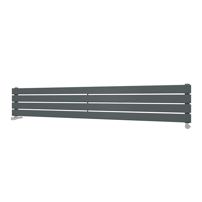Urban Horizontal Radiator - Anthracite - Single Panel (1600mm Wide) 304mm High