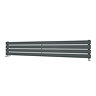 Urban Horizontal Radiator - Anthracite - Single Panel (1600mm Wide) 304mm High
