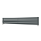 Urban Horizontal Radiator - Anthracite - Single Panel (1600mm Wide) 304mm High