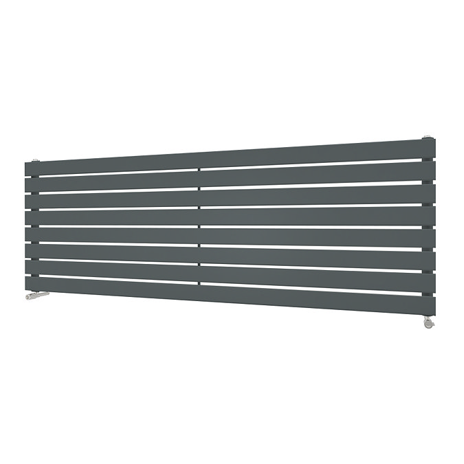 Urban Horizontal Radiator - Anthracite - Single Panel (1600mm Wide) 608mm High