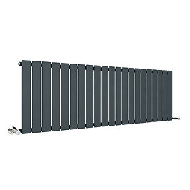 Urban Horizontal Radiator - Anthracite - Single Panel (400mm High) 1596mm Wide