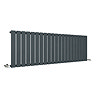 Urban Horizontal Radiator - Anthracite - Single Panel (400mm High) 1596mm Wide