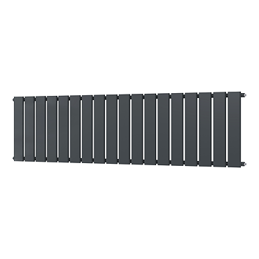 Urban Horizontal Radiator - Anthracite - Single Panel (400mm High) 1748mm Wide