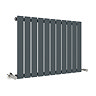 Urban Horizontal Radiator - Anthracite - Single Panel (400mm High) 836mm Wide
