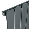 Urban Horizontal Radiator - Anthracite - Single Panel (500mm High) 1368mm Wide