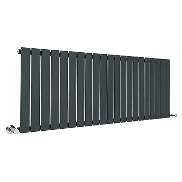 Urban Horizontal Radiator - Anthracite - Single Panel (500mm High) 1596mm Wide