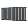 Urban Horizontal Radiator - Anthracite - Single Panel (500mm High) 1748mm Wide