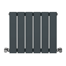 Urban Horizontal Radiator - Anthracite - Single Panel (500mm High) 456mm Wide