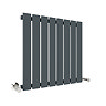 Urban Horizontal Radiator - Anthracite - Single Panel (500mm High) 608mm Wide