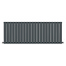 Urban Horizontal Radiator - Anthracite - Single Panel (600mm High) 1596mm Wide