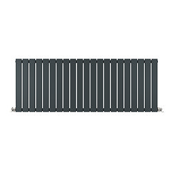 Urban Horizontal Radiator - Anthracite - Single Panel (600mm High) 1596mm Wide