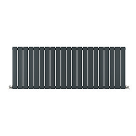 Urban Horizontal Radiator - Anthracite - Single Panel (600mm High) 1596mm Wide