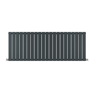 Urban Horizontal Radiator - Anthracite - Single Panel (600mm High) 1596mm Wide