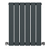 Urban Horizontal Radiator - Anthracite - Single Panel (600mm High) 456mm Wide