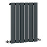 Urban Horizontal Radiator - Anthracite - Single Panel (600mm High) 456mm Wide