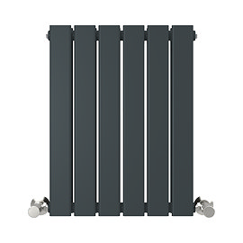 Urban Horizontal Radiator - Anthracite - Single Panel (600mm High) 456mm Wide